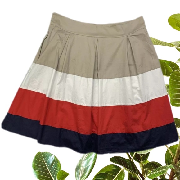 Esprit Size 14 Cotton A-Line Skirt French Look - Picture 2 of 5